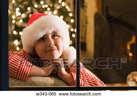 Girl at christmas View Large Photo Image Stock Photography - Girl at christmas. Fotosearch