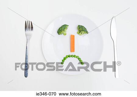 A sad face of vegetables View Large Photo Image Stock Image - A sad face of vegetables. Fotosearch