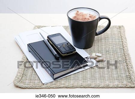 Stock Image - A working breakfast. Fotosearch