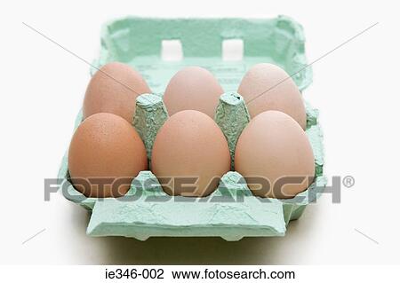 Stock Image - Free range eggs. Fotosearch