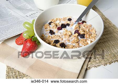 Granola in a bowl View Large Photo Image Picture - Granola in a bowl. Fotosearch