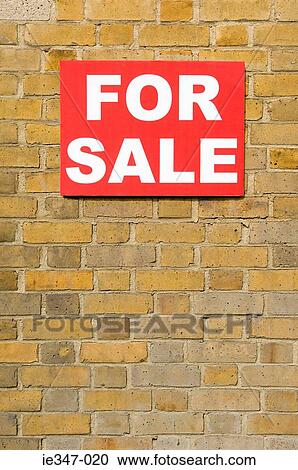 For sale sign on wall View Large Photo Image Stock Image - For sale sign on wall. Fotosearch