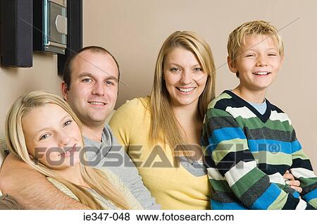 Happy family View Large Photo Image Stock Photo - Happy family. Fotosearch