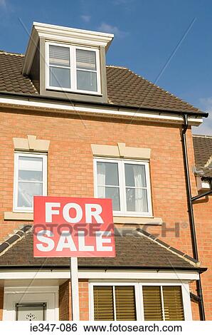 Stock Photograph - House for sale. Fotosearch