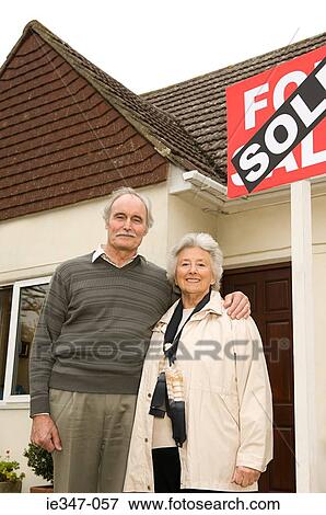 Senior couple moving house View Large Photo Image Stock Photo - Senior couple moving house. Fotosearch