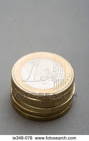 Euro coins View Large Photo Image Stock Photo - Euro coins. Fotosearch