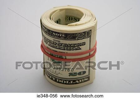 Roll of banknotes View Large Photo Image Stock Photograph - Roll of banknotes. Fotosearch