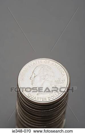 Stack of quarters View Large Photo Image Stock Image - Stack of quarters. Fotosearch