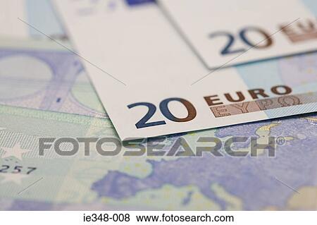 Twenty euro notes View Large Photo Image Stock Photo - Twenty euro notes. Fotosearch