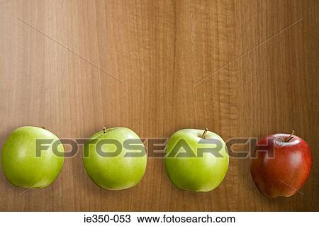 Apples in a row View Large Photo Image Stock Image - Apples in a row. Fotosearch