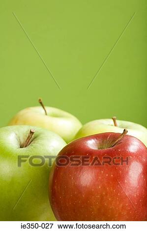 Four apples View Large Photo Image Stock Photo - Four apples. Fotosearch
