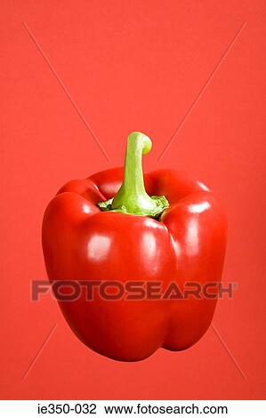 Red bell pepper View Large Photo Image Stock Image - Red bell pepper. Fotosearch