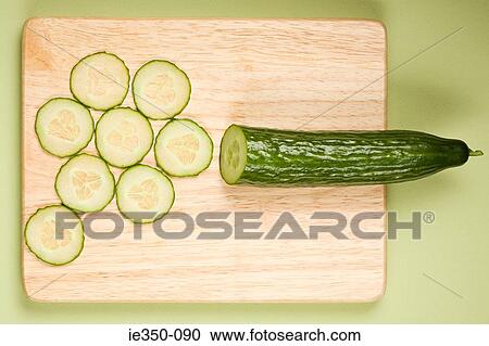 Sliced cucumber View Large Photo Image Stock Image - Sliced cucumber. Fotosearch