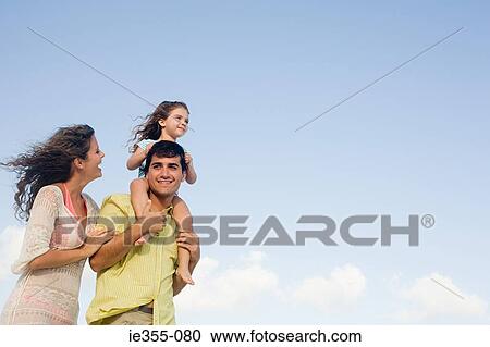 Stock Image - A family. Fotosearch