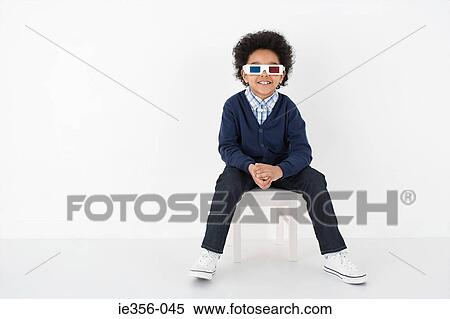 Boy in 3D glasses View Large Photo Image Stock Photography - Boy in 3D glasses. Fotosearch