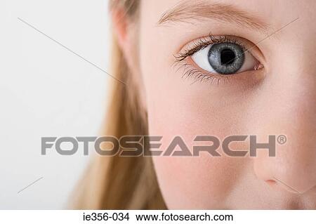 Eye of a girl View Large Photo Image Picture - Eye of a girl. Fotosearch