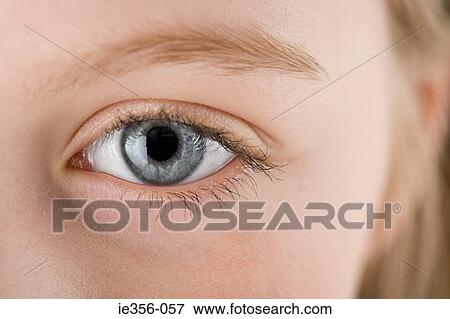 Stock Photo - Eye of a girl. Fotosearch