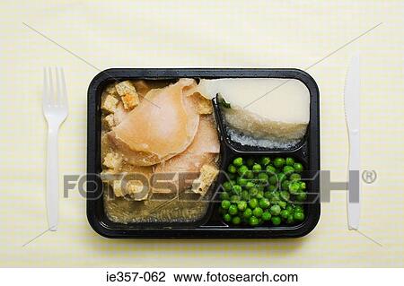 A tv dinner View Large Photo Image Stock Image - A tv dinner. Fotosearch