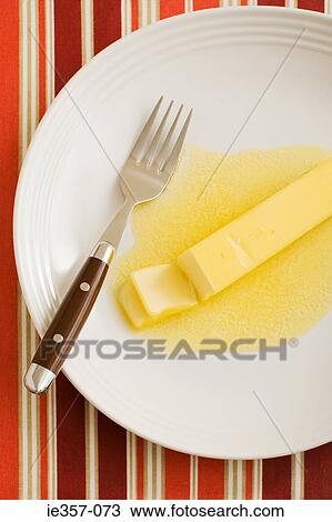 Butter melting on a plate View Large Photo Image Stock Image - Butter melting on a plate. Fotosearch