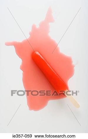 Ice lolly melting View Large Photo Image Stock Photo - Ice lolly melting. Fotosearch