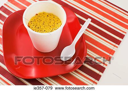 Stock Photo - Instant noodles. Fotosearch