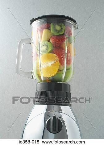 Fruit in a blender View Large Photo Image Stock Photography - Fruit in a blender. Fotosearch