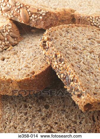 Slices of wholemeal bread View Large Photo Image Picture - Slices of wholemeal bread. Fotosearch