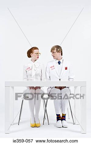 Businesspeople face to face View Large Photo Image Stock Photo - Businesspeople face to face. Fotosearch