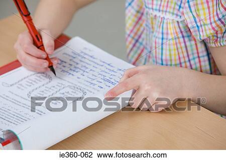 Girl writing View Large Photo Image Stock Image - Girl writing. Fotosearch