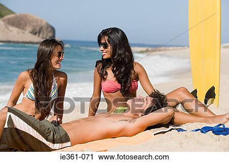 Teenagers on the beach View Large Photo Image Stock Image - Teenagers on the beach. Fotosearch