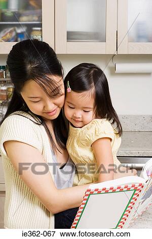 A mother and daughter reading a book View Large Photo Image Stock Photo - A mother and daughter reading a book. Fotosearch