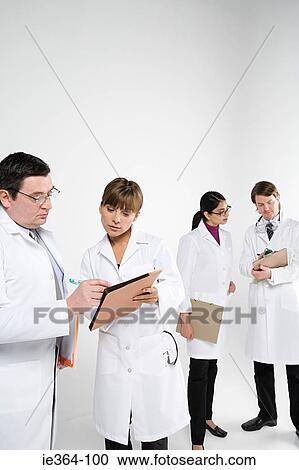 Stock Image - Scientists. Fotosearch
