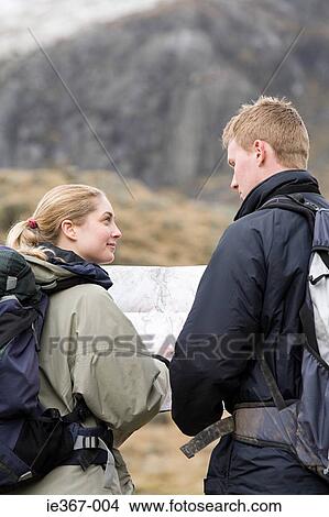 A couple orienteering View Large Photo Image Picture - A couple orienteering. Fotosearch