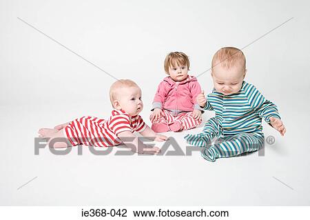 A group of babies View Large Photo Image Stock Image - A group of babies. Fotosearch