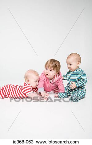 A group of babies View Large Photo Image Stock Image - A group of babies. Fotosearch