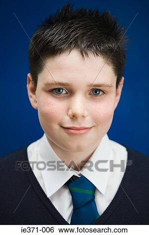 School portrait of a boy View Large Photo Image Stock Photograph - School portrait of a boy. Fotosearch