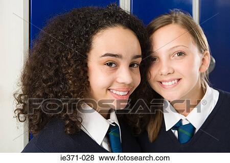 Schoolgirls View Large Photo Image Stock Photo - Schoolgirls. Fotosearch