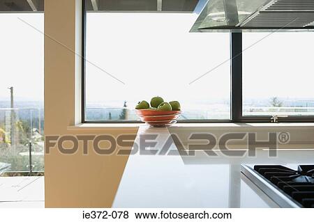 Apples on windowsill View Large Photo Image Stock Photo - Apples on windowsill. Fotosearch