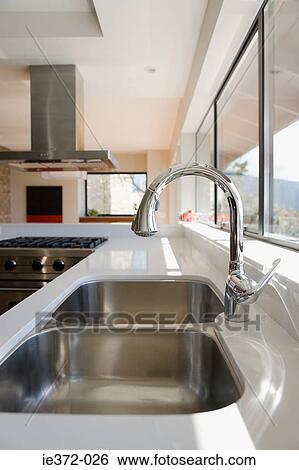 Stock Photograph - Kitchen sink. Fotosearch