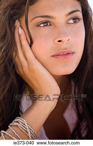 Portrait of a beautiful hispanic woman View Large Photo Image Stock Image - Portrait of a beautiful hispanic woman. Fotosearch