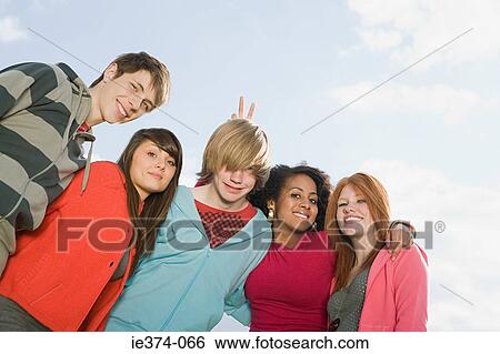 Stock Photograph - Group of friends. Fotosearch