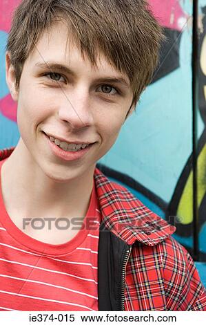 Portrait of a teenage boy View Large Photo Image Stock Photography - Portrait of a teenage boy. Fotosearch