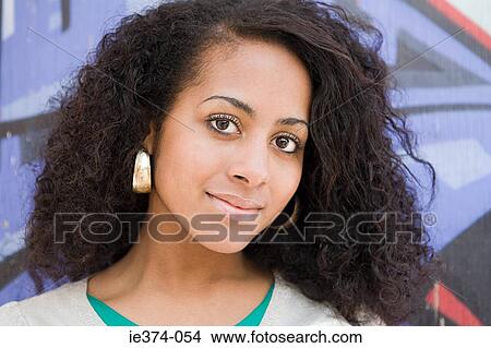 Picture - Portrait of a teenage girl. Fotosearch