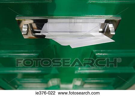 Stock Image - Letters in mailbox. Fotosearch