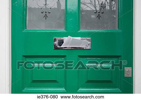 Stock Image - Letters in mailbox. Fotosearch