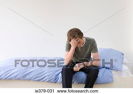 A teenage boy crying View Large Photo Image Stock Image - A teenage boy crying. Fotosearch