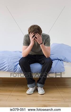A teenage boy crying View Large Photo Image Stock Image - A teenage boy crying. Fotosearch