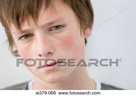 Portrait of a teenage boy View Large Photo Image Stock Photo - Portrait of a teenage boy. Fotosearch