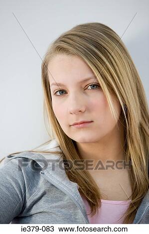 Portrait of a teenage girl View Large Photo Image Stock Image - Portrait of a teenage girl. Fotosearch