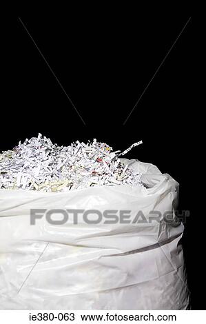 Bag full of shredded documents View Large Photo Image Stock Image - Bag full of shredded documents. Fotosearch